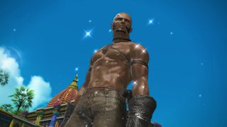 A Final Fantasy 14 character shines brightly during Endwalker's latest Relic weapon quest